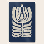 Night Bloom - Blue Cutting Board Gallery Image 1