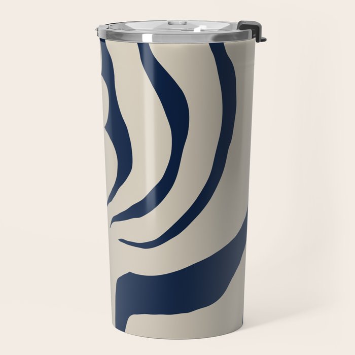 Night Bloom - Blue Travel Mug Gallery Image 2