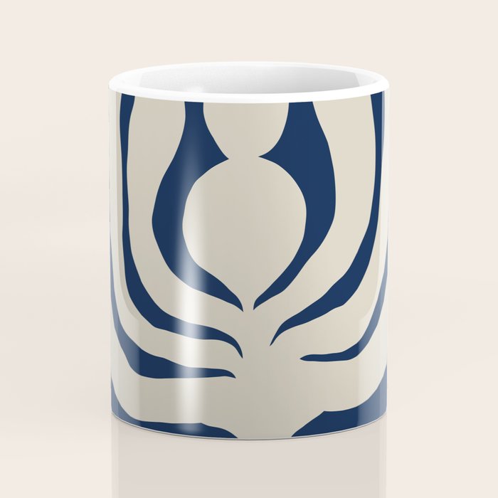 Night Bloom - Blue Coffee Mug Gallery Image 4