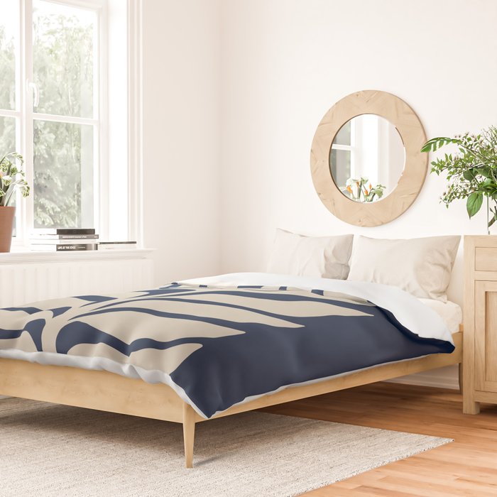 Night Bloom - Blue Duvet Cover Gallery Image 2
