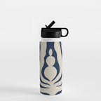 Night Bloom - Blue Water Bottle Gallery Image 1