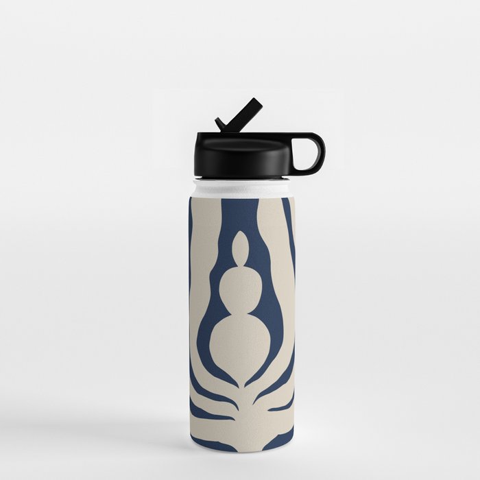 Night Bloom - Blue Water Bottle Gallery Image 1