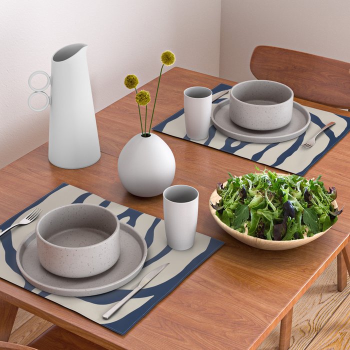 Night Bloom - Blue Placemat Gallery Image 2