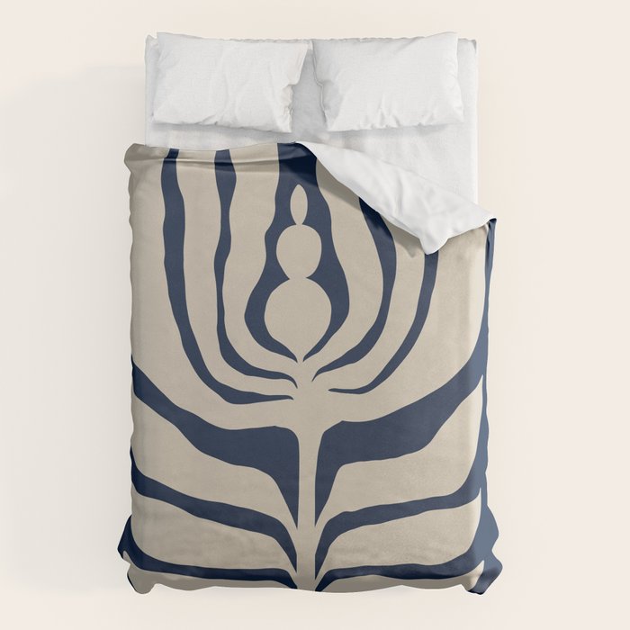 Night Bloom - Blue Duvet Cover Gallery Image 6