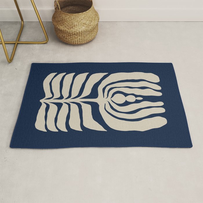 Night Bloom - Blue Rug Gallery Image 1