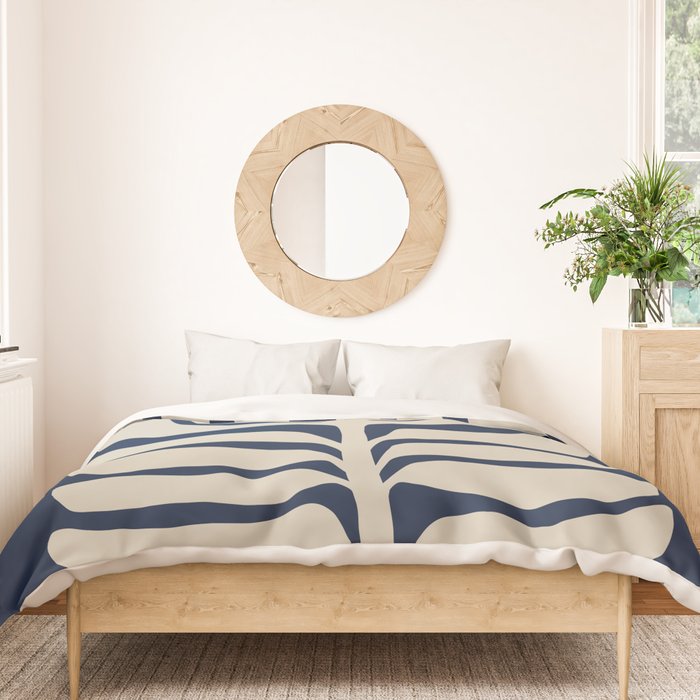Night Bloom - Blue Duvet Cover Gallery Image 3