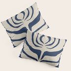 Night Bloom - Blue Pillow Sham Gallery Image 3