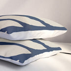 Night Bloom - Blue Pillow Sham Gallery Image 3
