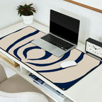 Night Bloom - Blue Desk Mat Gallery Image 2