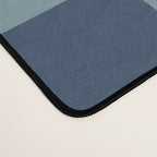 Abstract Checkerboard plaid pattern navy blue  Desk Mat Gallery Image 4