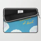 Mermaid At Heart - Blue Shells Laptop Sleeve Gallery Image 2