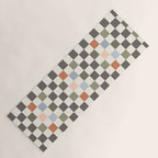 Fall Checkerboard Yoga Mat Gallery Image 1