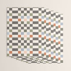Fall Checkerboard Wrapping Paper Gallery Image 3