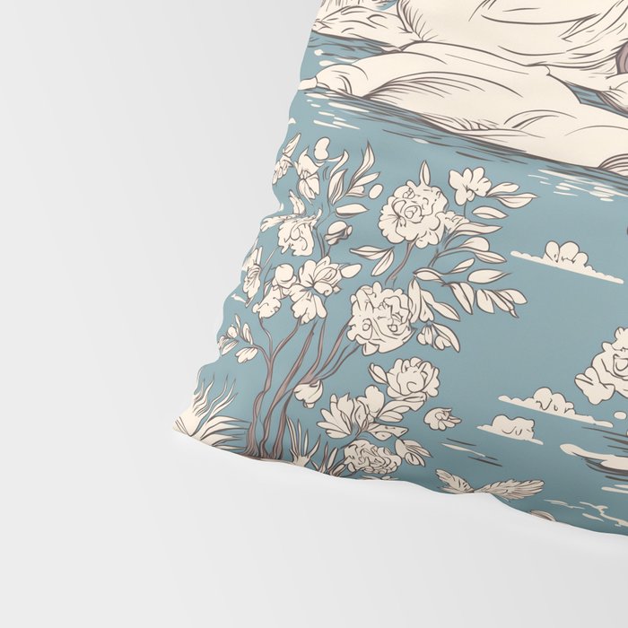 Elegant Swans in Bloom Pillow Sham Gallery Image 4