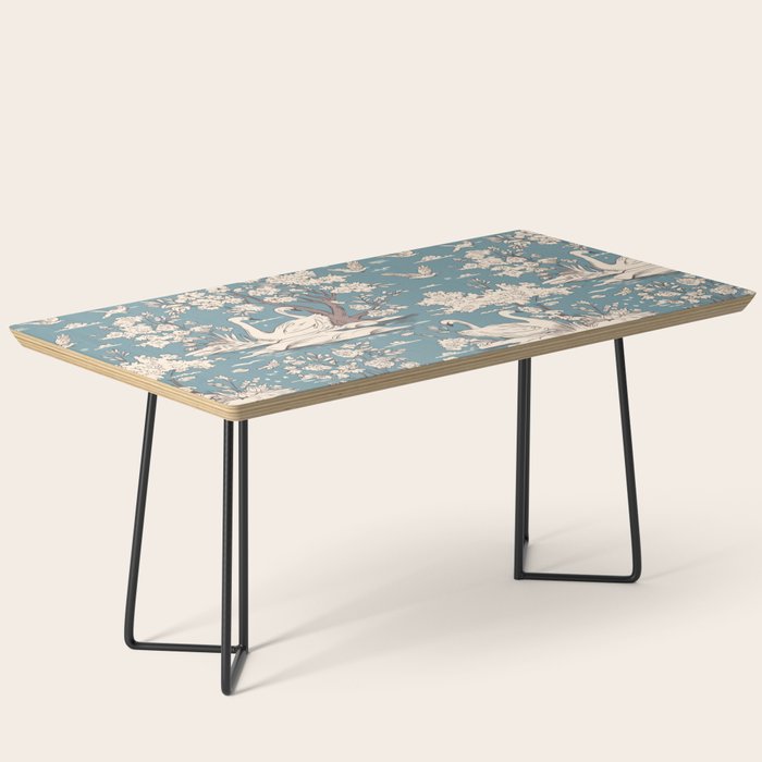 Elegant Swans in Bloom Coffee Table Gallery Image 1