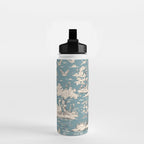 Elegant Swans in Bloom Water Bottle Gallery Image 2