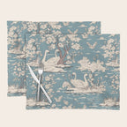 Elegant Swans in Bloom Placemat Gallery Image 1