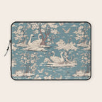Elegant Swans in Bloom Laptop Sleeve Gallery Image 1
