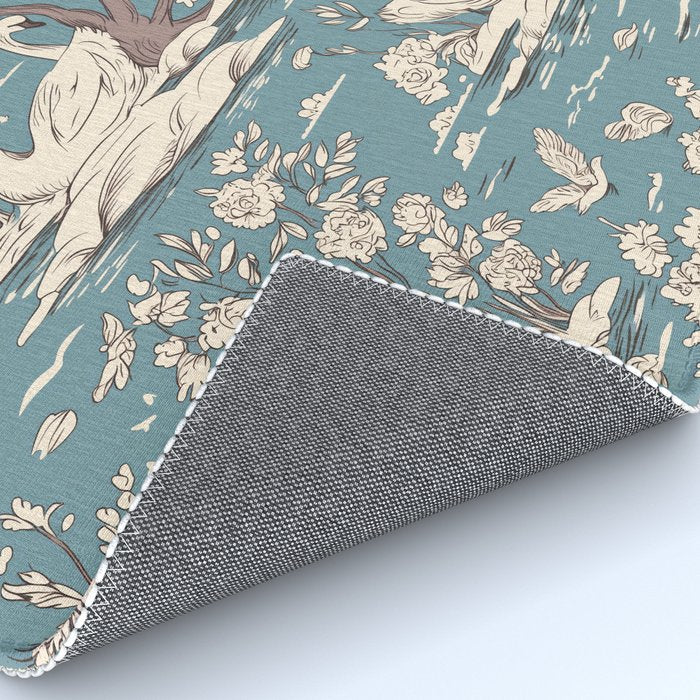 Elegant Swans in Bloom Rug Gallery Image 4