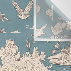 Elegant Swans in Bloom Wall Tapestry Gallery Image 3