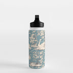 Elegant Swans in Bloom Water Bottle Gallery Image 3