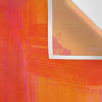 Colors of Love - colorful bright acrylic abstract painting Wall Tapestry Gallery Image 3