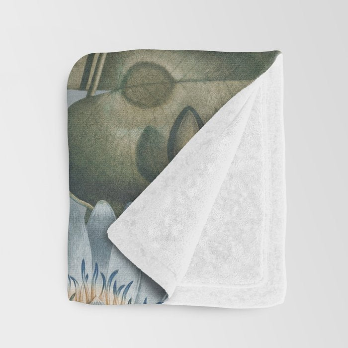 Water Lily (NYMPHAEA) Throw Blanket Gallery Image 3