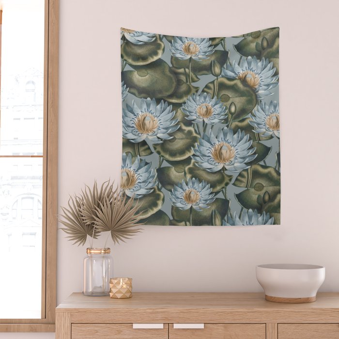 Water Lily (NYMPHAEA) Wall Tapestry Gallery Image 2