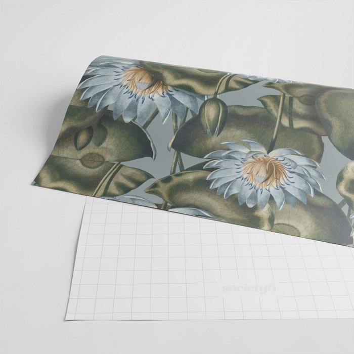 Water Lily (NYMPHAEA) Wrapping Paper Gallery Image 2