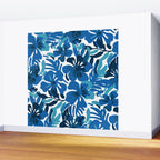 Tropical watercolor flower nature art pattern Wall Mural Gallery Image 2