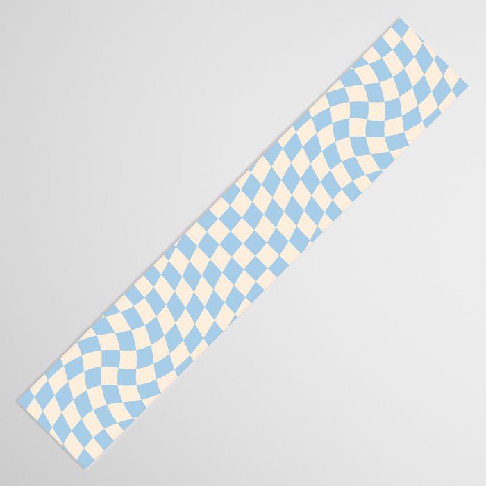 Check - Baby Blue Twist â Checkerboard Print Table Runner Gallery Image 3