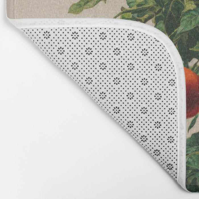 Japandi Wall Art Tomato Girl Summer Japanese Art Botanical Wall Art Sage Green Poster Maximalist Art Bath Mat Gallery Image 2