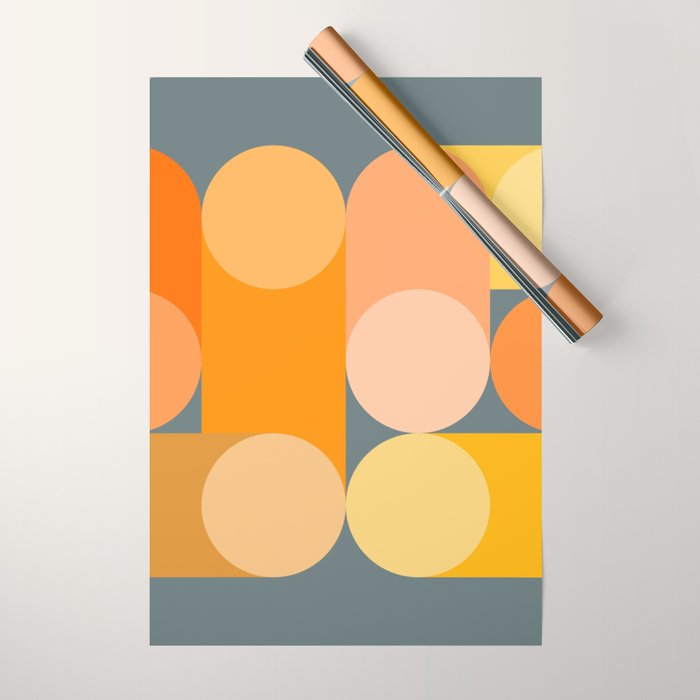 Modern Geometric 87A Wrapping Paper Gallery Image 1