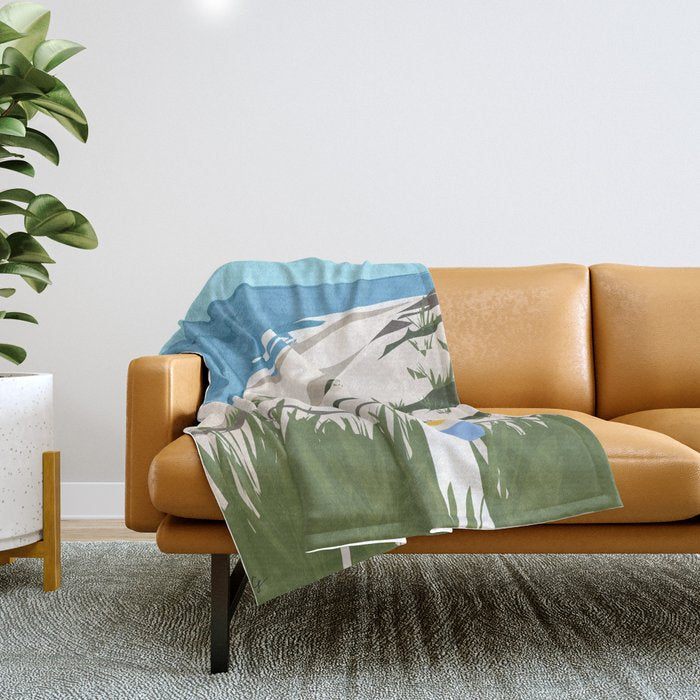 Cape Cod Summer Throw Blanket Gallery Image 1