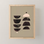 Abstract Bohemian Art Print Matisse Muted Art Print Mini Art Print Gallery Image 1