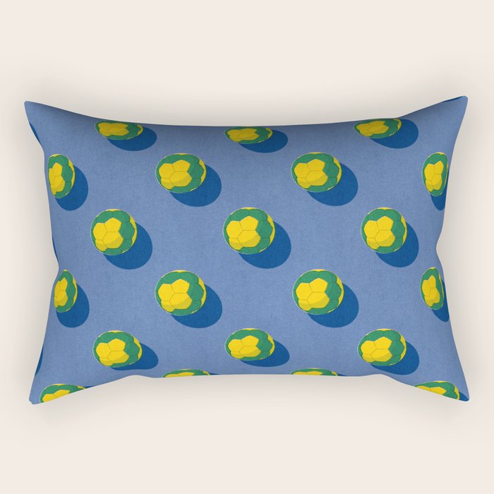 BALLS Handball - pattern Rectangular Pillow Gallery Image 1