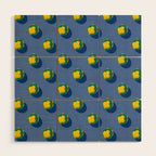 BALLS Handball - pattern Wood Wall Art Gallery Image 1