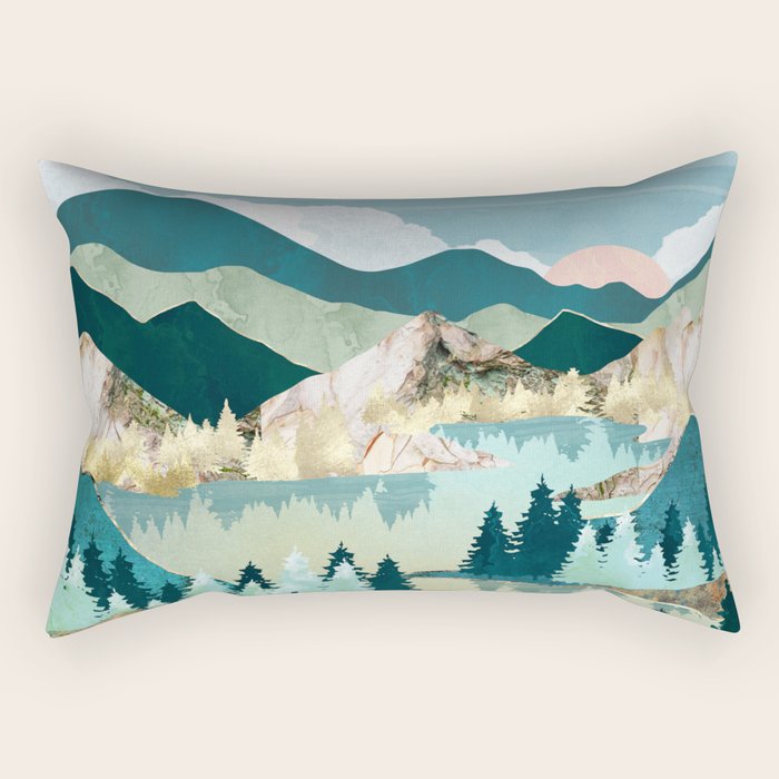 Winter Sun Rectangular Pillow Gallery Image 2