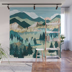 Winter Sun Wall Mural Gallery Image 1