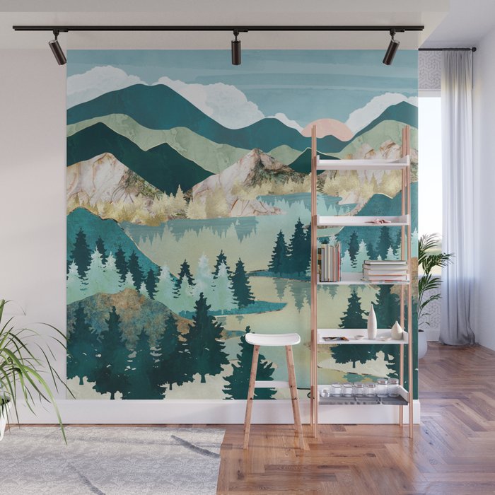 Winter Sun Wall Mural Gallery Image 1