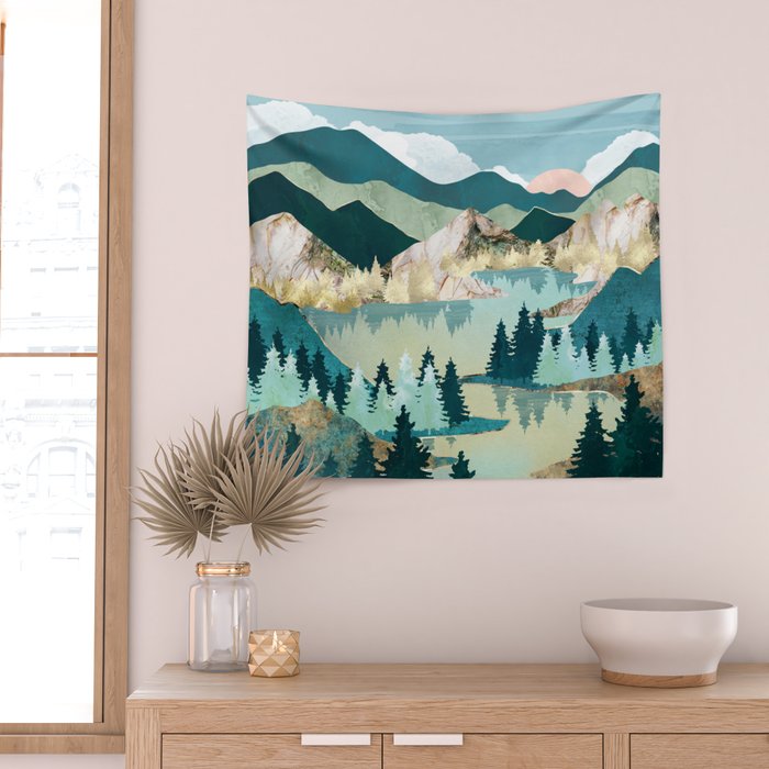 Winter Sun Wall Tapestry Gallery Image 2