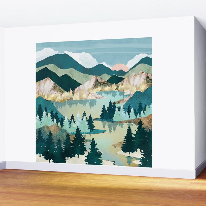 Winter Sun Wall Mural Gallery Image 2
