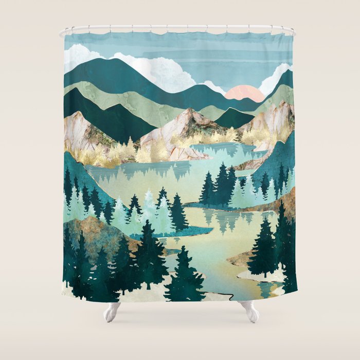 Winter Sun Shower Curtain Gallery Image 1