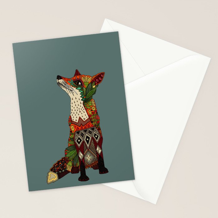 fox love Stationery Card Gallery Image 2