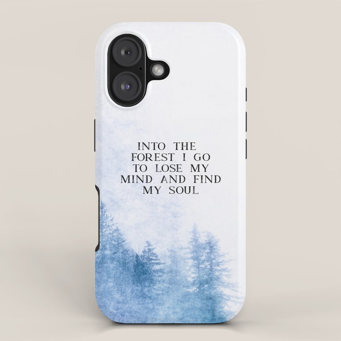 Into The Forest I Go iPhone Case Gallery Image 1