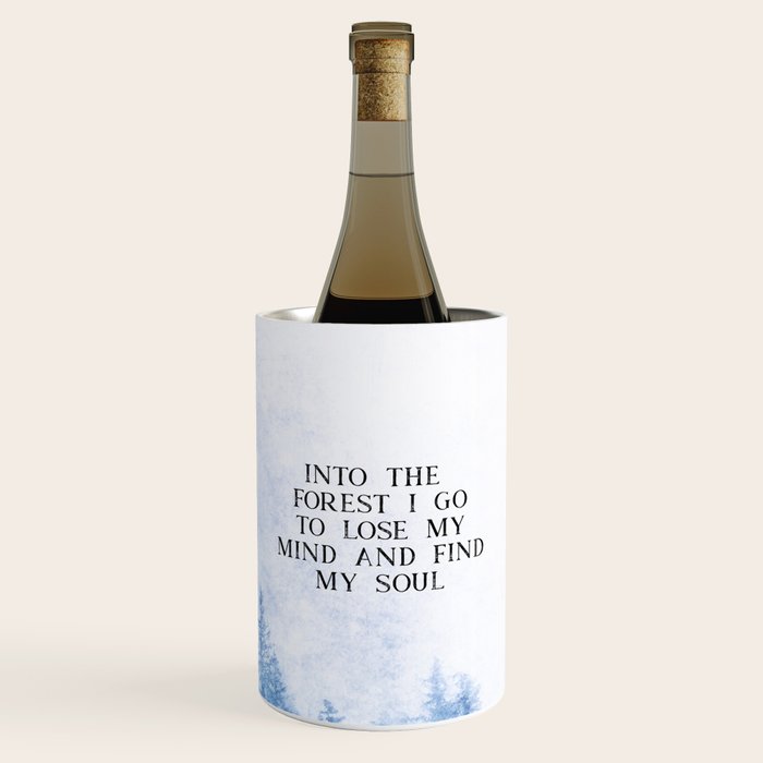 Into The Forest I Go Wine Chiller Gallery Image 1