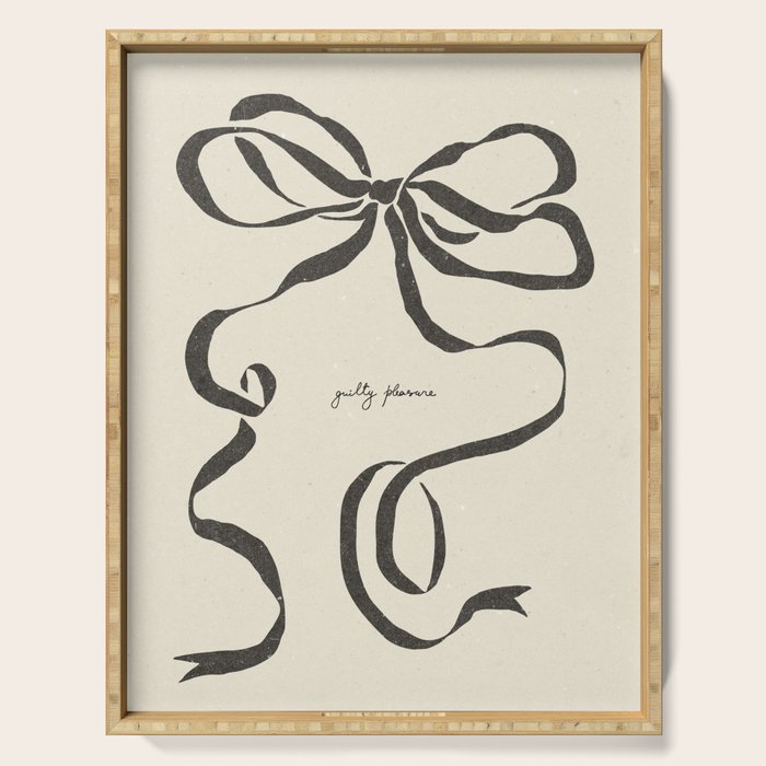 Ribbon bow Serving Tray Gallery Image 1