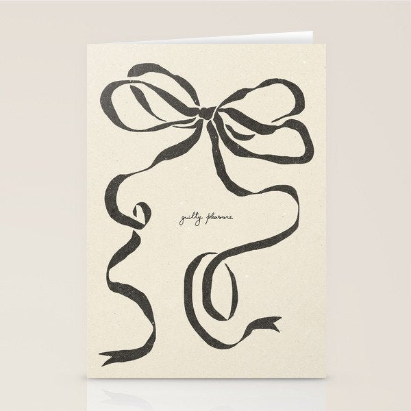 Ribbon bow Stationery Card Gallery Image 2