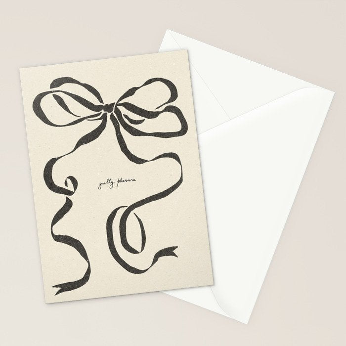 Ribbon bow Stationery Card Gallery Image 2