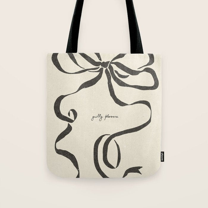 Ribbon bow Tote Bag Gallery Image 1